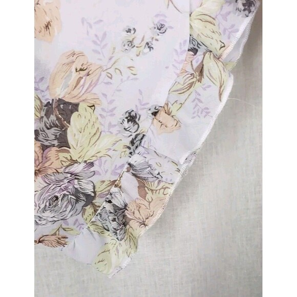 Meetrendi Dress XL Maxi Long Purple Floral Romantic Whimsy Ethereal Fairycore - Picture 6 of 8